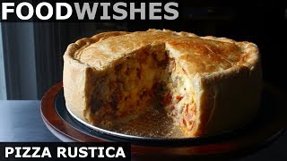 Pizza Rustica  Easter Meat amp Cheese Pie  Food Wishes [upl. by Narad471]