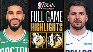 1 CELTICS at 5 MAVERICKS  FULL GAME 4 HIGHLIGHTS  June 14 2024 [upl. by Nohsar701]