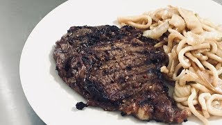 Classic Thin Ribeye Steak  How to cook a Ribeye Medium Well [upl. by Ariik829]