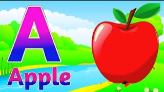 A for apple  अ से अनार  abcd phonics song  a for apple b for ball c for cat  abcd song  abcde [upl. by Buckels72]