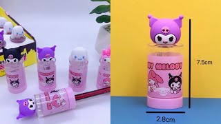 DIY Sanrio Pencil Sharpener diy sharpener box  art and craft  paper craft  easy craft ideas [upl. by Arymahs]