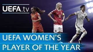 Harder Martens Marozsán 201617 UEFA Women’s Player of the Year Award nominees [upl. by Eimat]