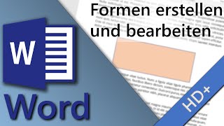 Word Formen erstellen und bearbeiten [upl. by Suedaht988]