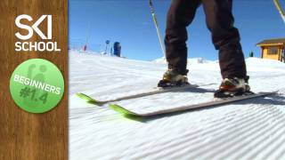 How to Snow Plough Turn  Beginner Ski Lesson 14 [upl. by Mirth]