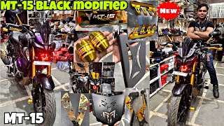 MT15 black colour modified Mt15 New Update for modification 💰 [upl. by Ivonne942]