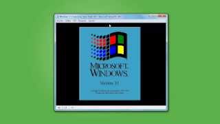 Instalar Windows 31 y MS DOS 622 [upl. by Dulcinea767]