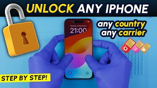 Unlock iPhone from Carrier  Use ANY SIM Card in any Country All iPhone Models Supported [upl. by Aholla]