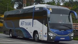 Um registro do Irizar Century 370 2006 Mercedes Benz o500rs em serviço de excursão da escola [upl. by Siraf]