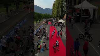 Triathlon Locarno 2024  DJI verticale  Domenica 35 [upl. by Atsirtal431]