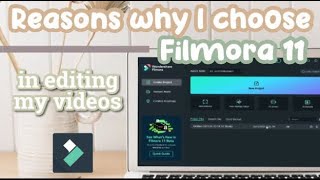 Reasons why I choose Filmora 11 in editing my videos  Wondershare Filmora 11 Latest Version [upl. by Manvil]