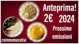 Monete Euro 2024  Anticipazioni Tutte le Novità 2€ Commemorative Germania Estonia Slovenia [upl. by Dex]