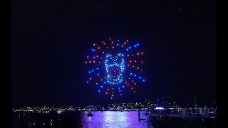 ZURICH FESTIVAL DRONE SHOW  SKYMAGIC [upl. by Danika]