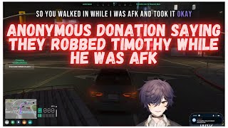 Timothy Shoto Mystery Chat Message about his Apartment Intruder  GTA RP Nopixel 40 [upl. by Asirralc132]