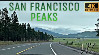 San Francisco Peaks Scenic Route  North of Flagstaff Arizona [upl. by Aihsemaj]