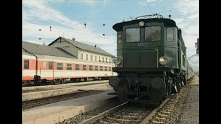 Führerstandsmitfahrt Salzkammergutbahn StainachIrdning  Gmunden 1992 [upl. by Enaed]