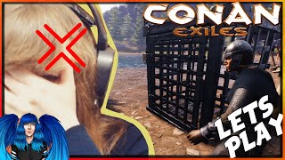 BUSTING BUSTED CAGES FREE THEM  Season 7  Conan Exiles  EP51 [upl. by Gnat]