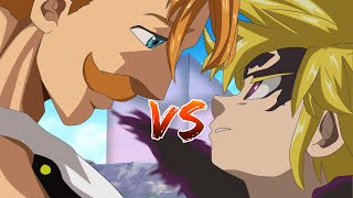 Meliodas vs Escanor FAN ANIMATION [upl. by Enyrhtak301]