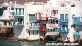 Greece Vacation  Mykonos Santorini Patmos Crete Athens [upl. by Yojal]