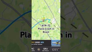 A plane crash in Brazil today that left 62 people killed flightradar24 planes crash [upl. by Elmira]