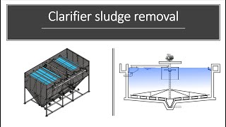 Clarifier sludge scraper mechanism  sludge removal from clarifiers [upl. by Ecnesse895]