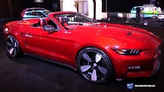 2016 Ford Mustang Galpin Rocket Speedster  Exterior Walkaround  2015 LA Auto Show [upl. by Angelique334]