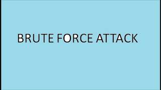 Brute Force Attack Explained In Cyber Security shorts [upl. by Manchester95]