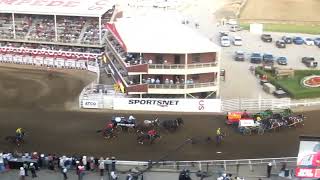 Chuckwagon Race Calgary Stampede 2024 [upl. by Ailadi]