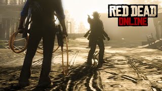 Catching Player Bounties amp Trains  RED DEAD ONLINE rdo reddeadonline rdr2online [upl. by Esemaj843]