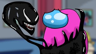 Among us Venom vs Carnage Fight Animated Cartoon Part 1 to 7  Avengers Animation [upl. by Kcinom]