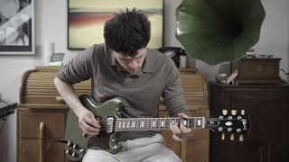 Gibson 2020 Olive Drab Green SG guitar played by Louis Crosland gibson gibsonguitars blues [upl. by Oidale]