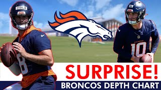 Denver Broncos Release SHOCKING Depth Chart Ahead Of Preseason Week 1 [upl. by Oemor643]