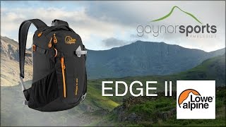 Lowe Alpine Edge 2 Backpack wwwgaynorscouk [upl. by Artkele]