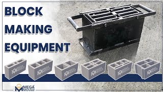 Block Making Equipment  Manual Block Mould [upl. by Llednil161]