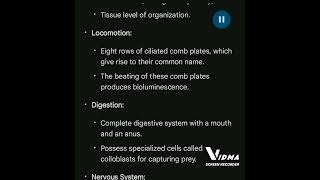 Phylum ctenophora biology [upl. by Sgninnej]