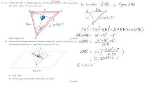 DSE maths Canotta Mock 2021 Easy paper1 17 3D trigo [upl. by Vergil]