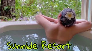 รีวิวที่พักใกล้ภูเขาไฟฟูจิ Sunnide Resort in Fuji Kawaguchiko Japan ParisอยากรีวิวEP9 [upl. by Enylhsa545]