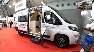 Rapido Van V55 RV Camper Van V 55 all new model Peugeot Boxer walkaround and interior K1175 [upl. by Caprice]