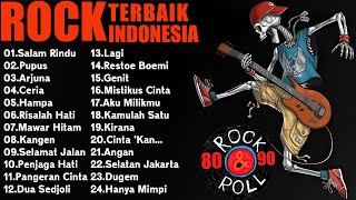 KOMPILASI LAGU ROCK BAND INDONESIA HITS 80 90AN [upl. by Atirec]