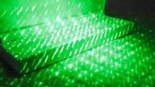 30mW Kaleidoscopic Green Laser from BudgetGadgets [upl. by Thatch416]