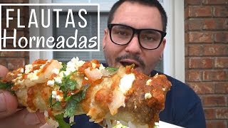 Flautas de pollo HORNEADAS  La Capital [upl. by Ekez]