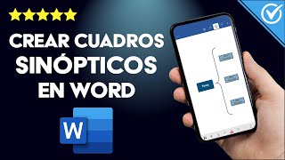 Cómo crear un cuadro sinóptico en mi documento WORD  Personaliza a tu gusto [upl. by Lula]