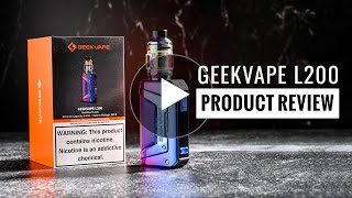 GeekVape L200 Review Is This the Ultimate Vaping Device  Black Note [upl. by Notirb885]