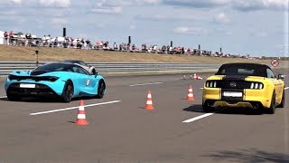 Ford Mustang GT vs McLaren 720S vs Audi RS6 vs Mercedes SLS [upl. by Fricke]