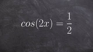 Solving for cosine using multiple angles [upl. by Nottirb]