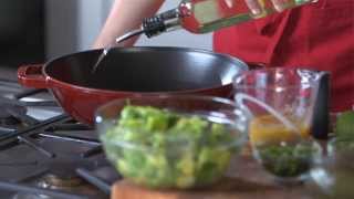 Get to Know the Staub Perfect Pan  WilliamsSonoma [upl. by Ilrebma]