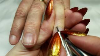 Dry Mani  Electric File Cuticle Work [upl. by Teddie547]