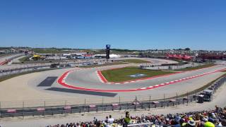 2017 MotoGP Grand Prix of the Americas  4K Ultra HD  COTA  Lap 1  Turn 15 Grandstand High [upl. by Rimidalv]