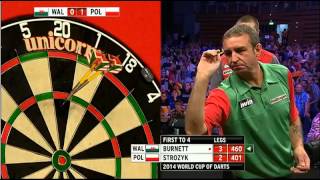 PDC World Cup of Darts 2014  Second Round  Wales VS Poland [upl. by Rosenblum]