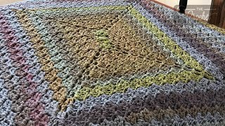 Crochet C2C X 4 Rectangle Blanket for Beginners  The Crochet Crowd [upl. by Nahsad]