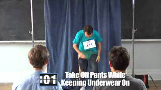 How to take off pants while keeping underwear on [upl. by Brookes836]